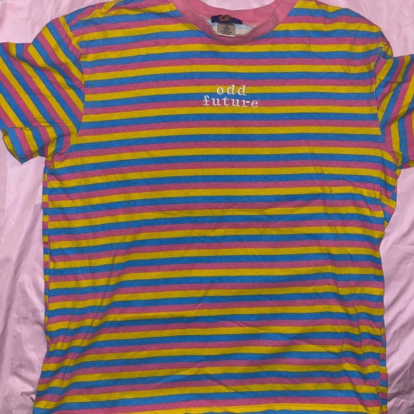 Odd Future Tyler The Creator Stripe T Shirt Tee Size Small - Picture 2 of 4